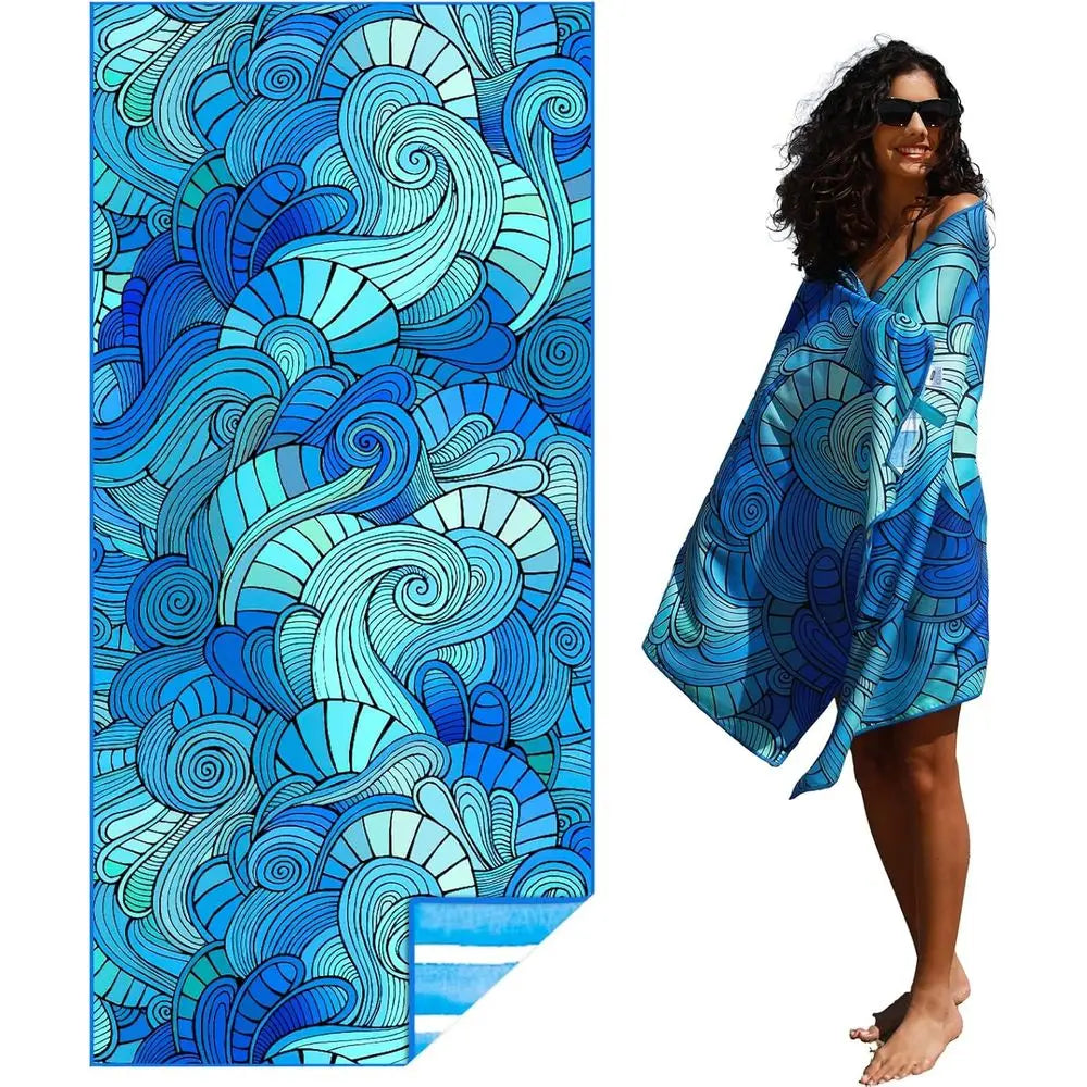 Lightweight Microfiber Beach Towel