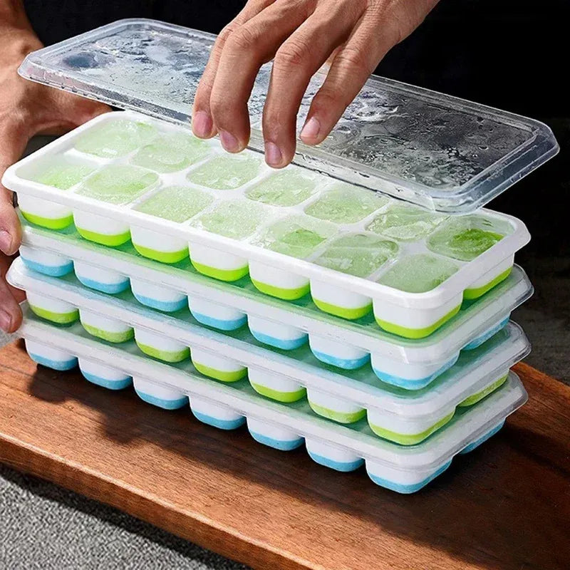 14 cube Ice Cube Tray w/Easy Release Lid