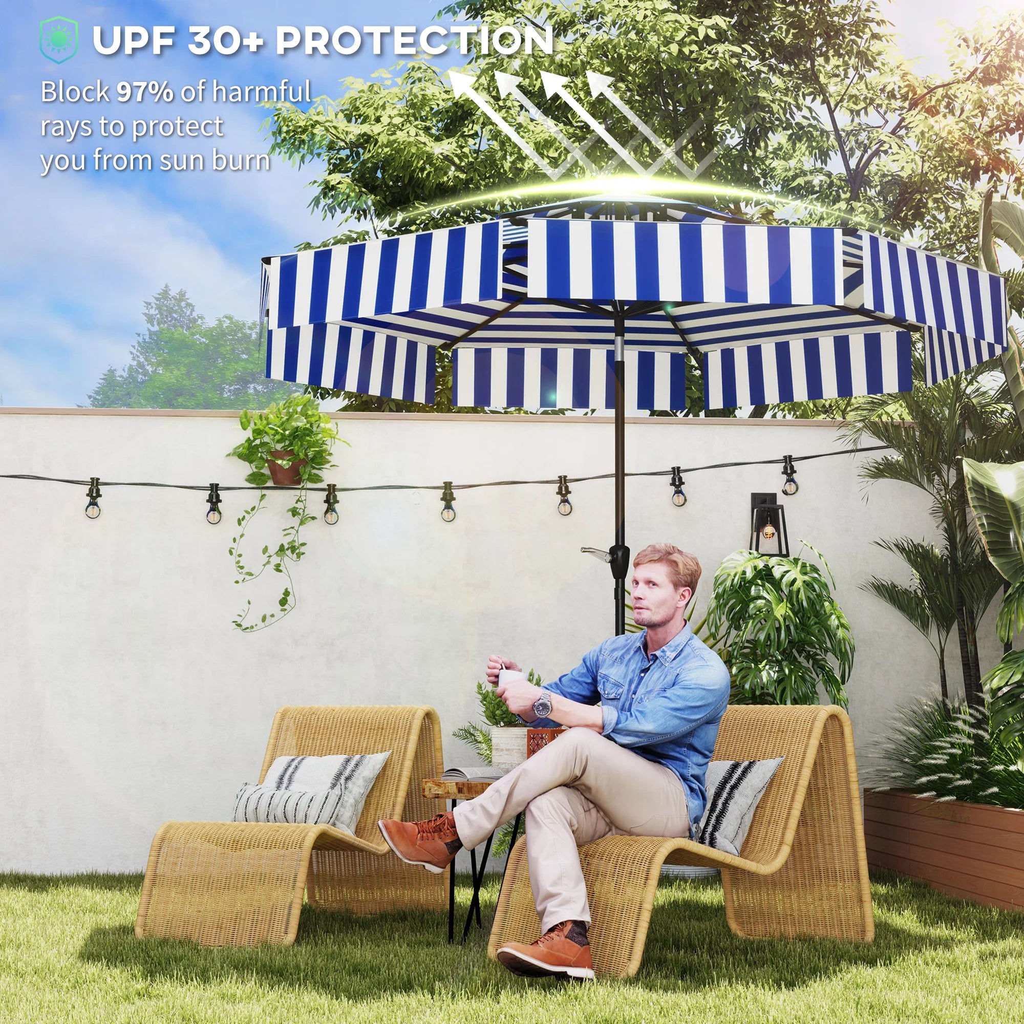 8.6ft Patio Umbrella