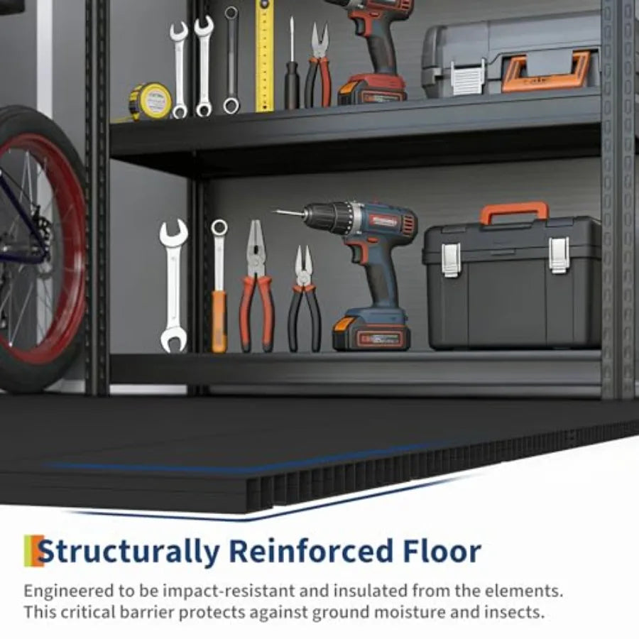 Outdoor Storage Shed with Floor