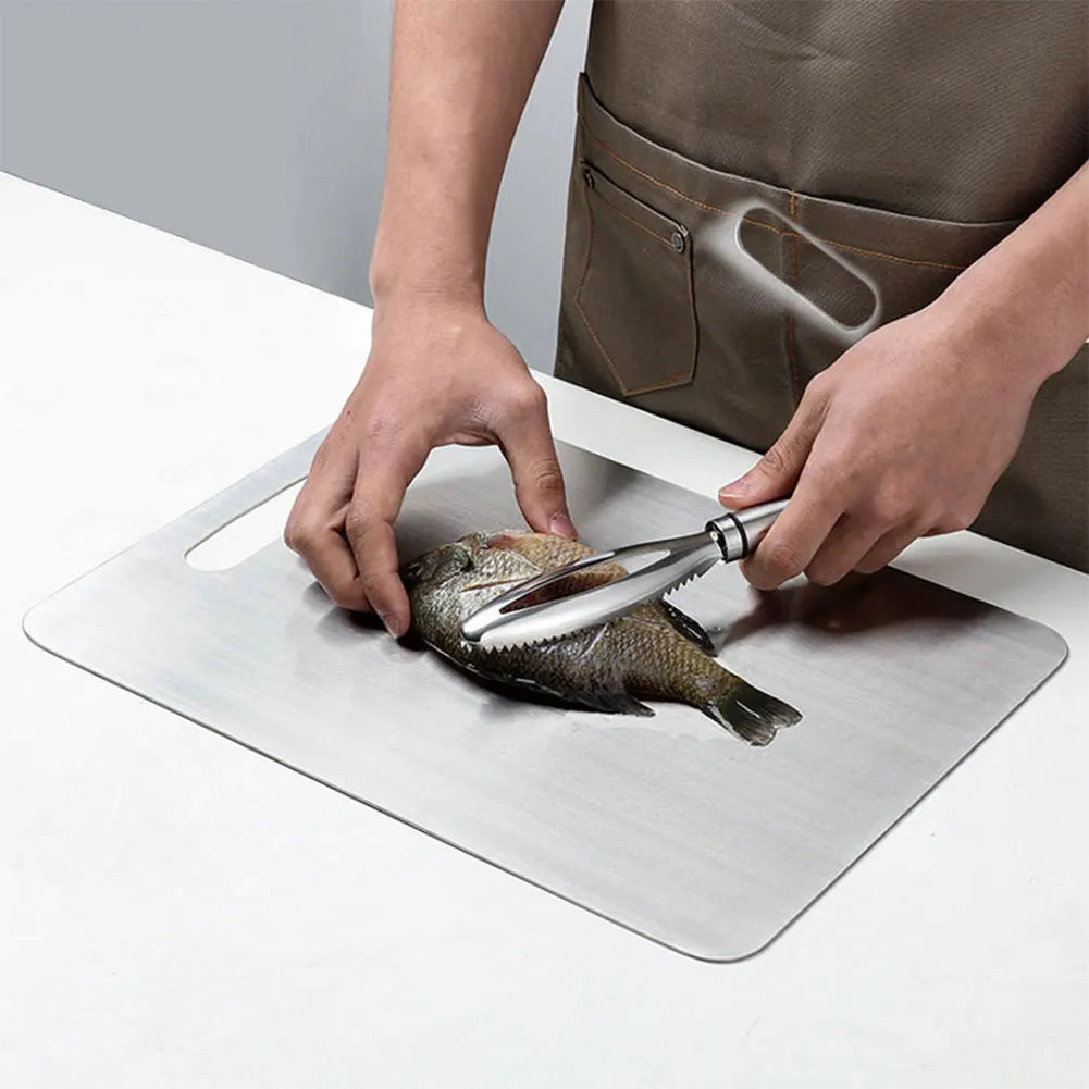 Stainless Steel double-sided Cutting/chopping Board