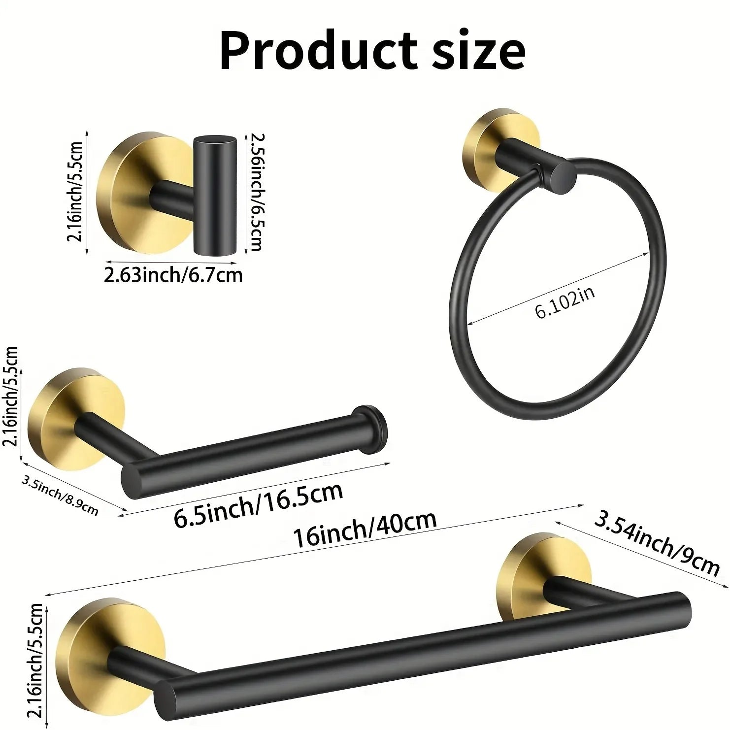 Bathroom Hardware Set