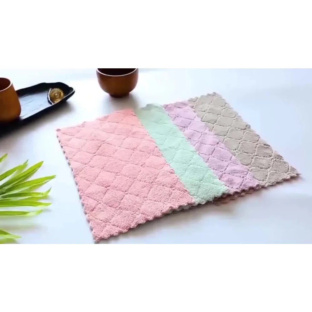 5-Pack Super Absorbent Kitchen/bathroom Cleaning Towels