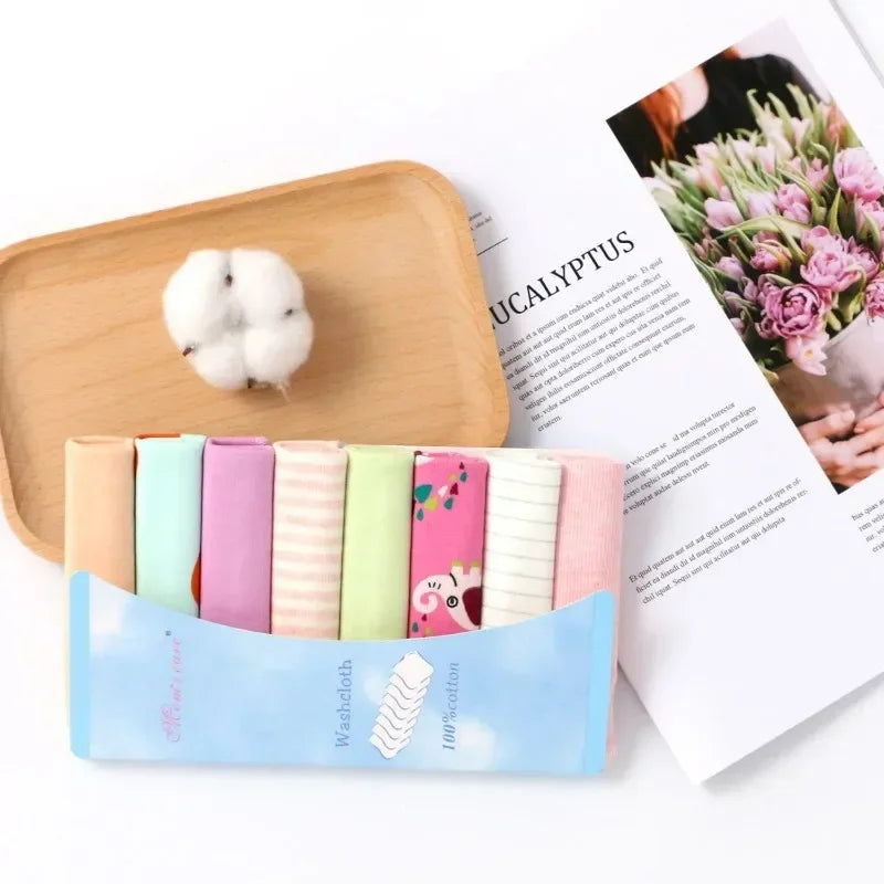 5/8 Pcs Cotton Newborn Baby Towels