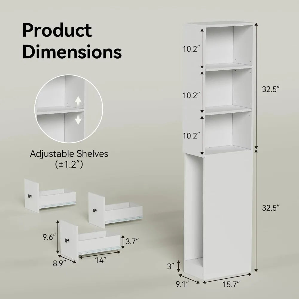 Storage Cabinet  Bathroom Organizer