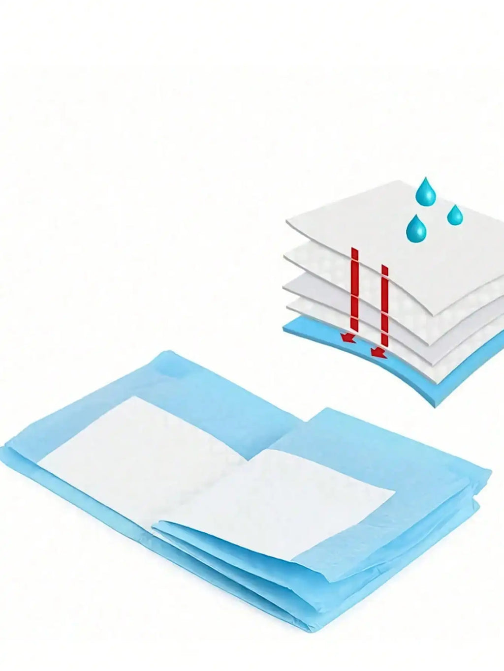 100Pcs Pet Pee Pad Training Diaper