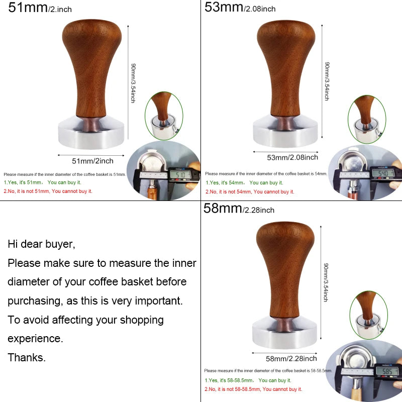 Espresso Powder Machine Aluminum Coffee Tampers
