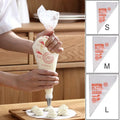 100/50/20 PCS Disposable Pastry Decoration bags w/3 tips