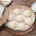 3pcs/set Reusable Non-Stick Bamboo Steamer Liners