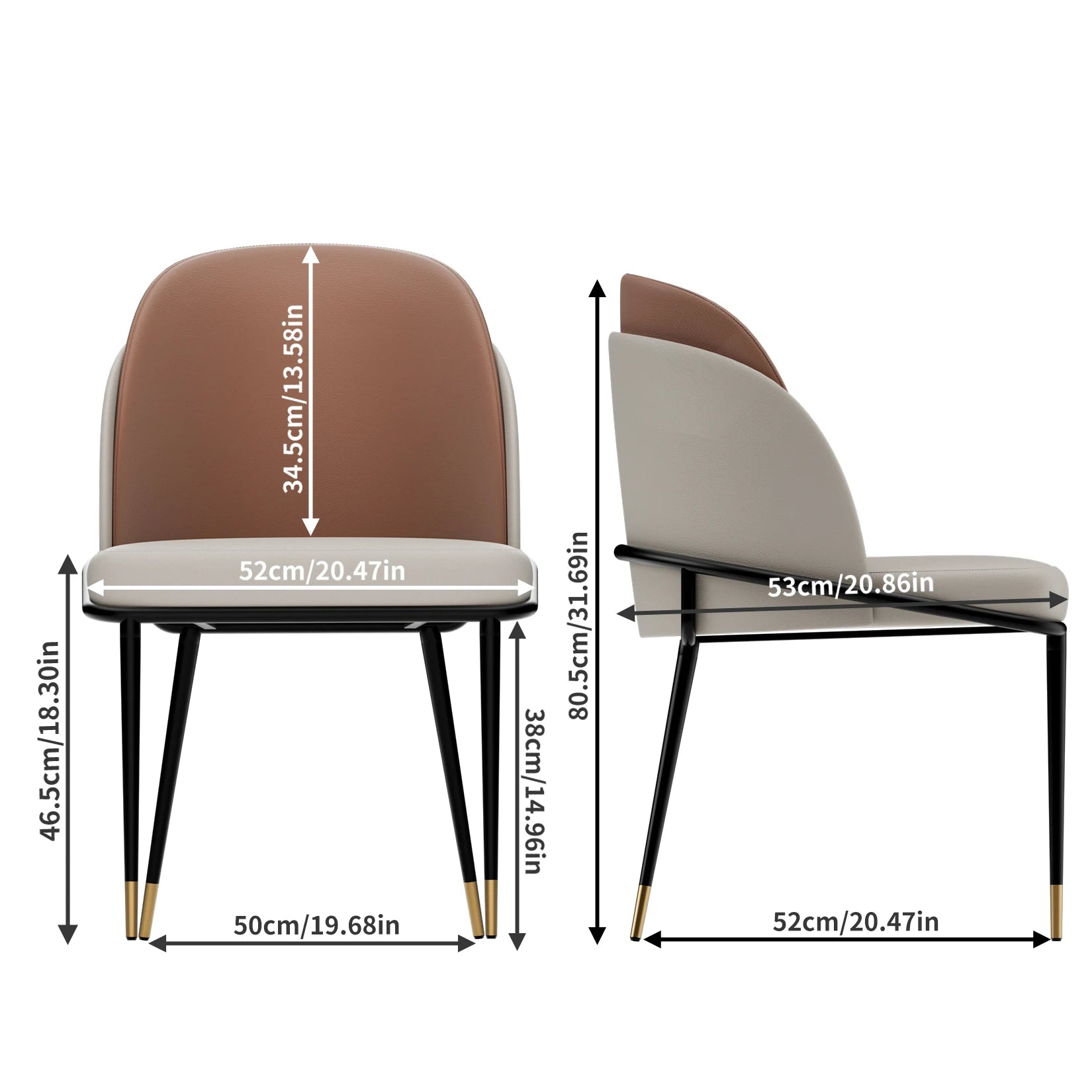 Dining Chairs Set of 2