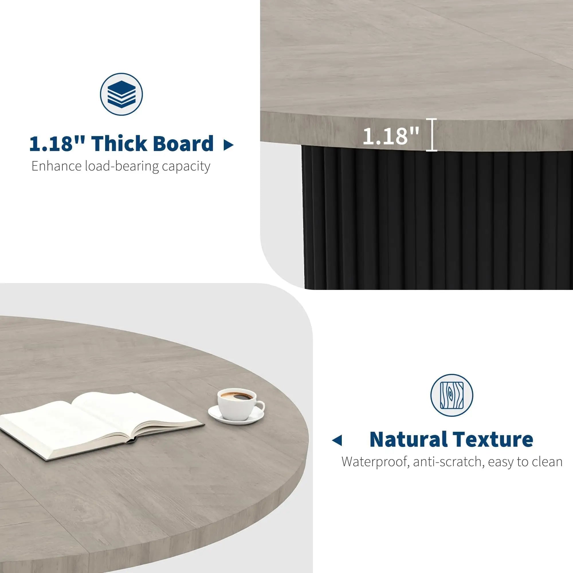 47" Round Dining Table