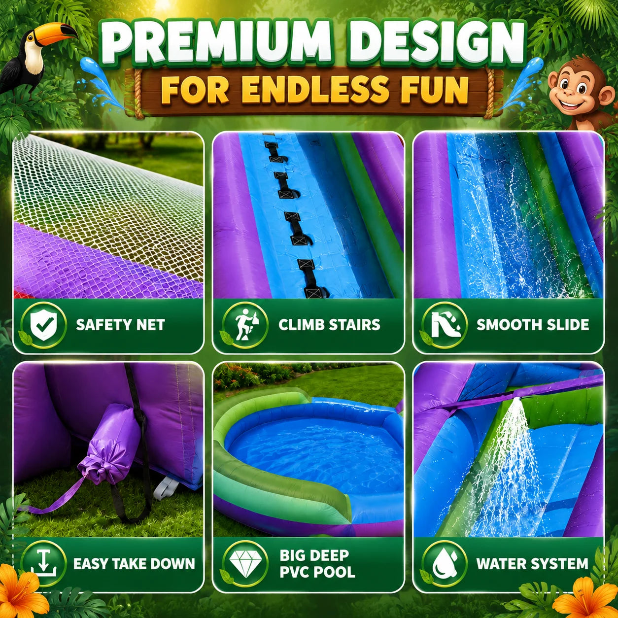 Tropical Rainforest Water Slide