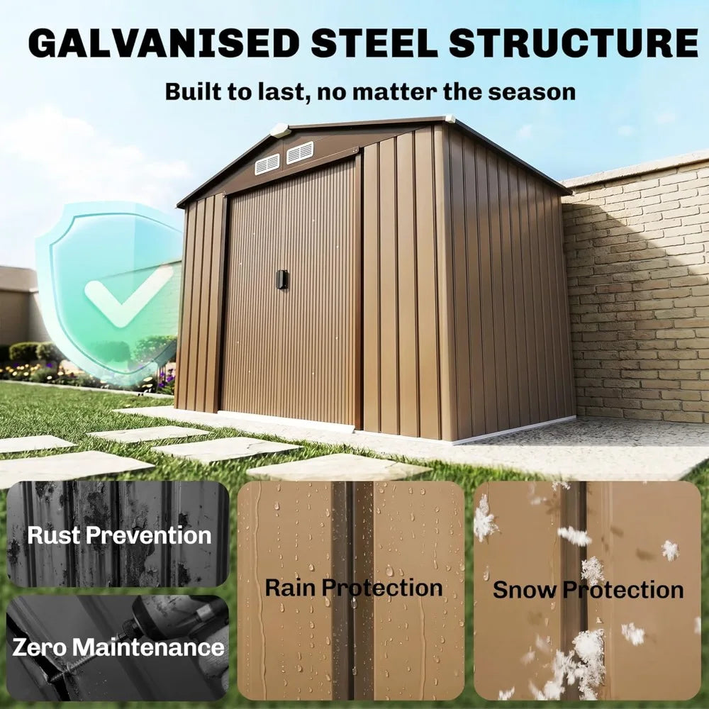 7' x 4' Outdoor Storage Shed