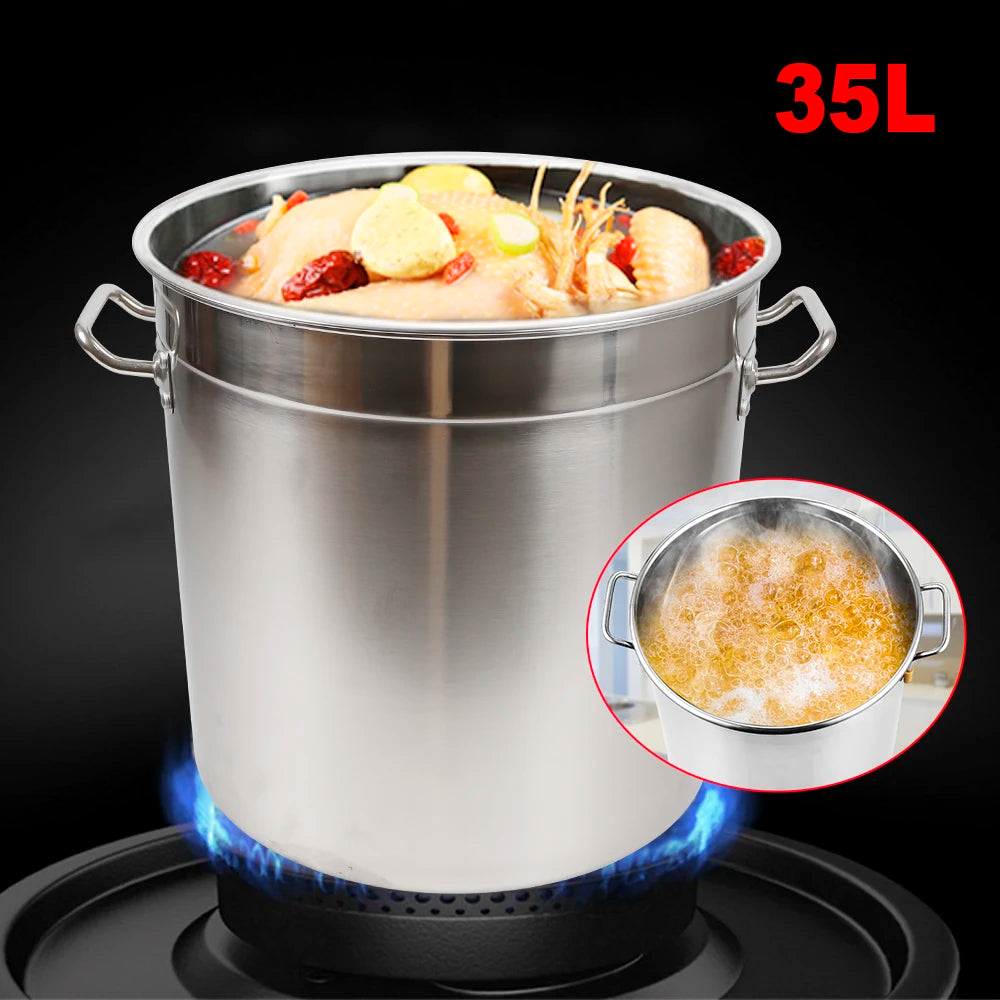 35L Stainless Steel Cooking Pot