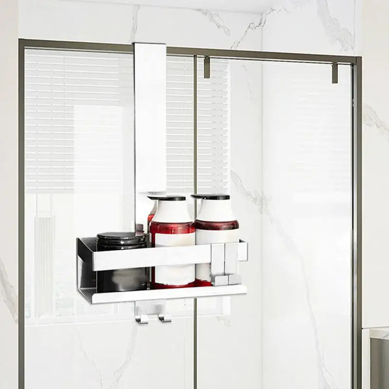 Glass Door Mount Shower Shelf