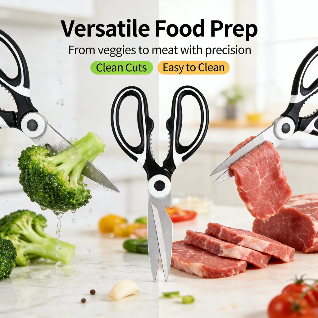 Kitchen Stainless Steel Meal Prep Shears/Scissors