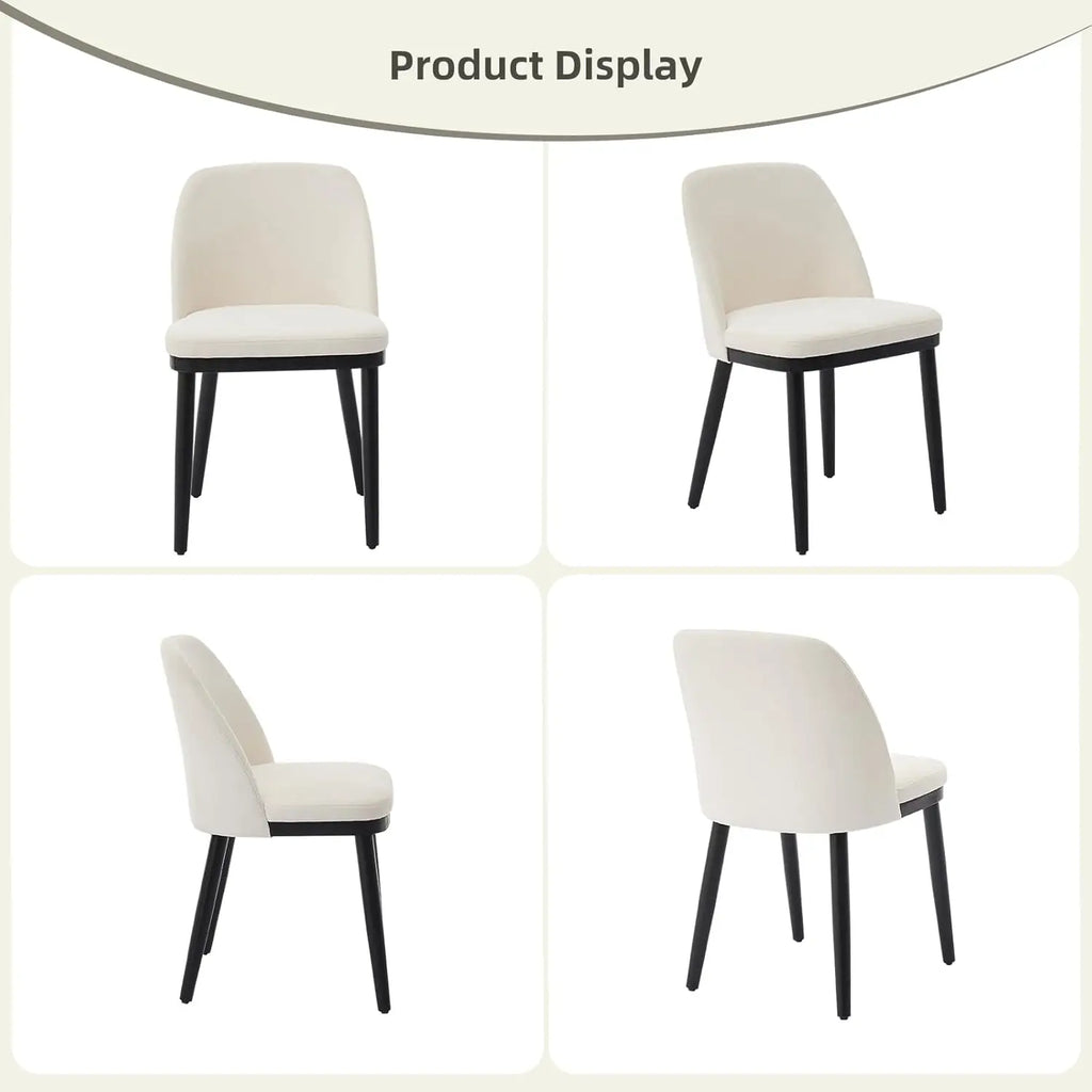Upholstered Dining Chairs Set of 2,