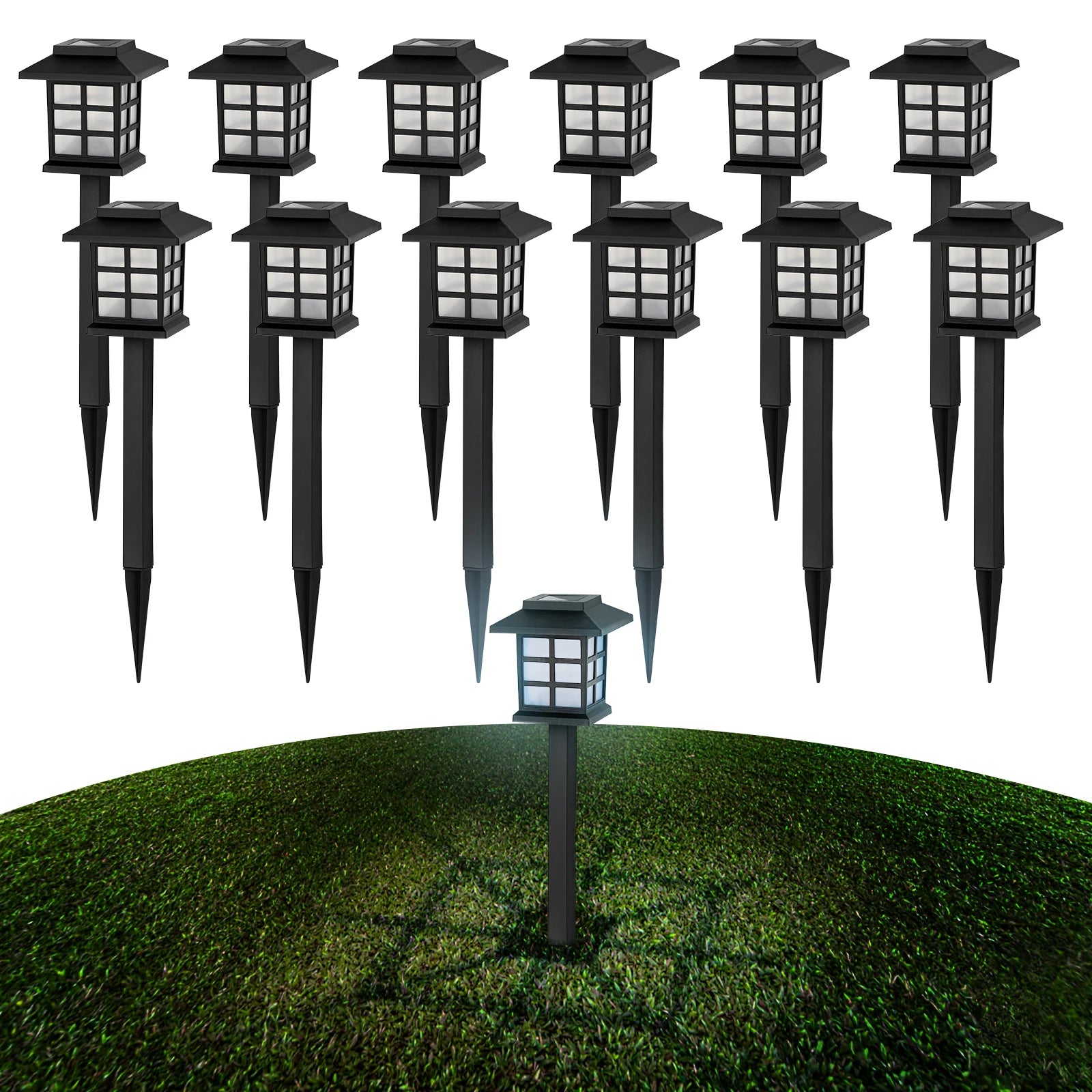 12Pc. Set Solar Lights