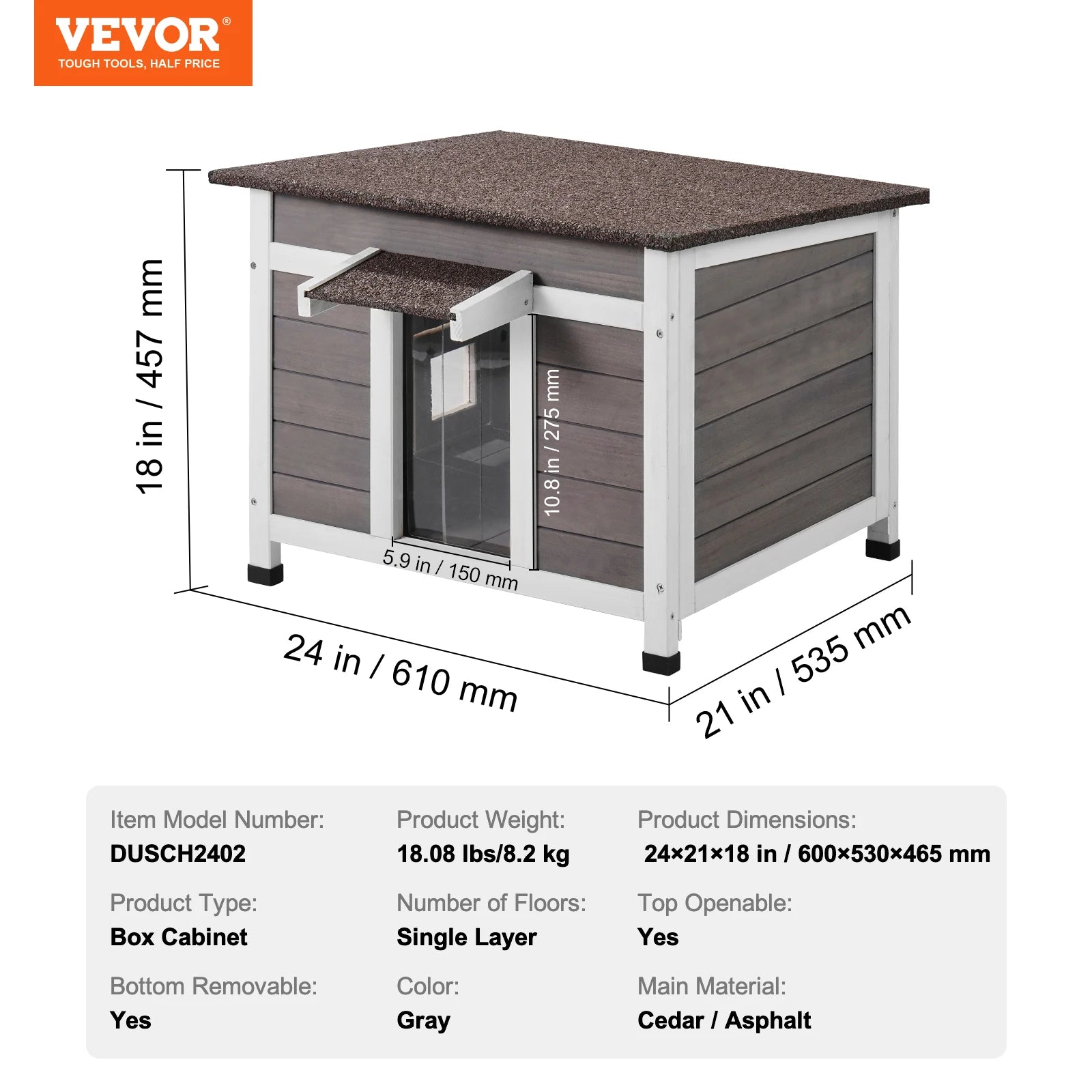 Outdoor Weatherproof Pet Shelter, Foam Insulated