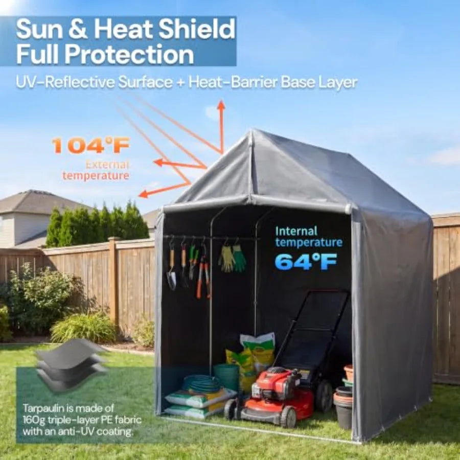 Portable 6' x 4' Garage