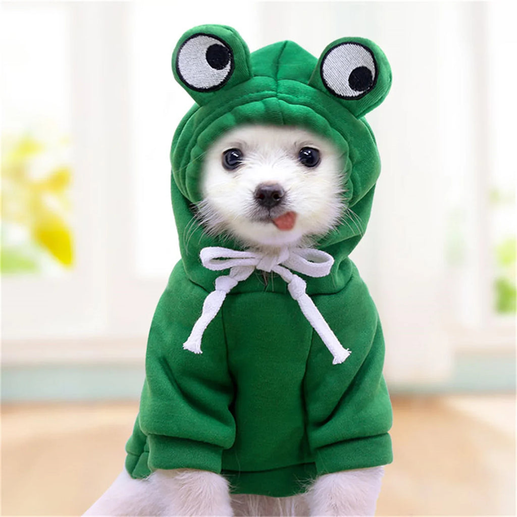 Dog Frog Hoodie Sweater Coat