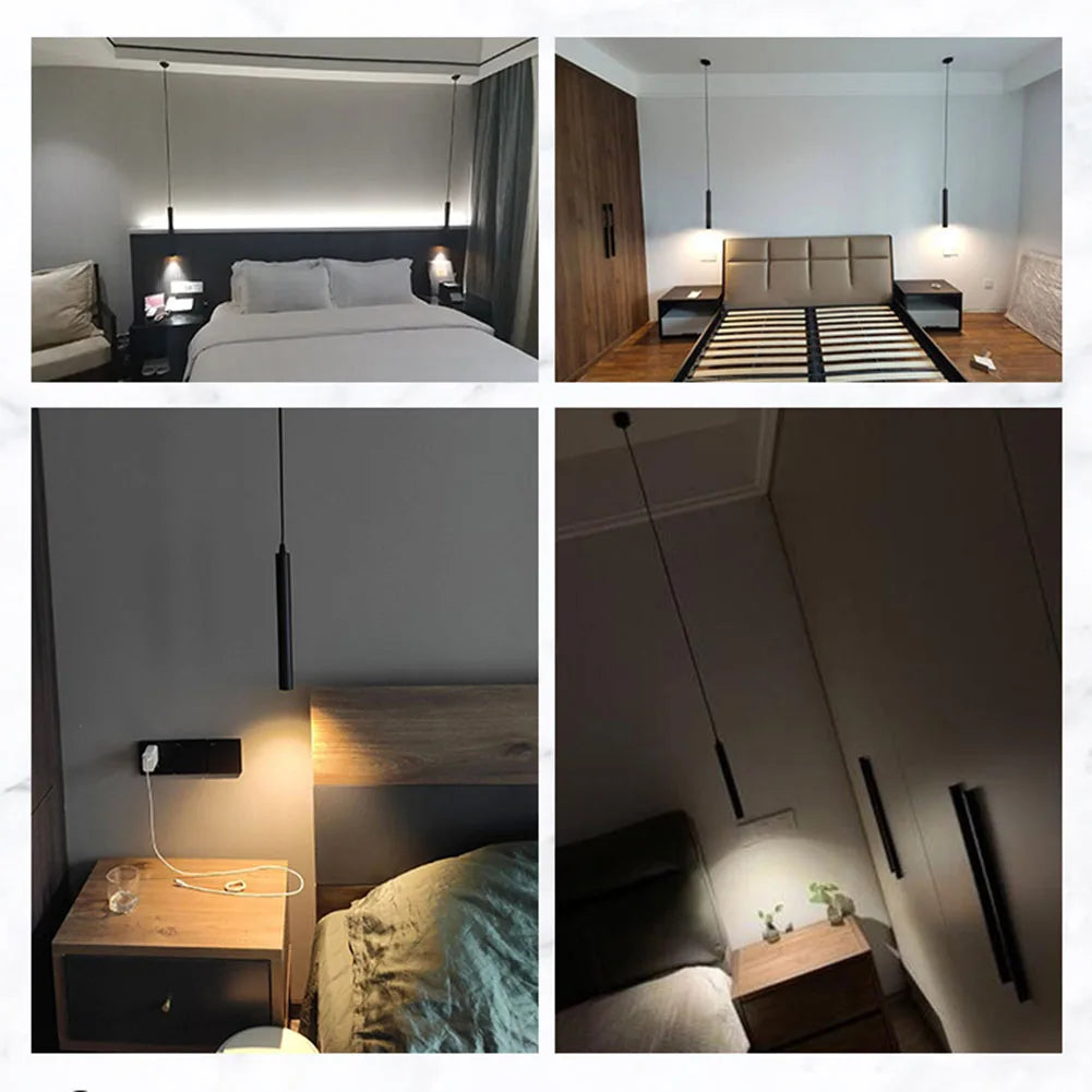 Led Pendant Modern Geometry Hanging Light