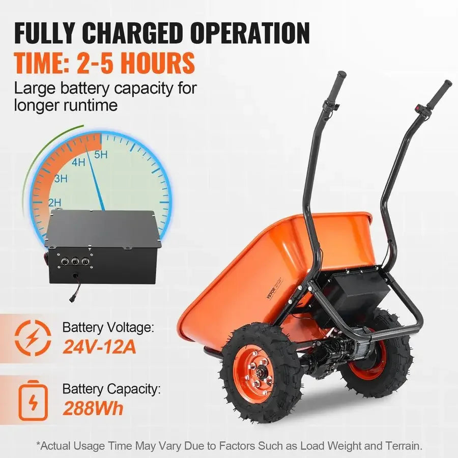 Electric Wheelbarrow Cart