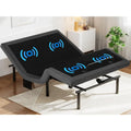 LED Queen Adjustable Bed Frame with Massage, USB Ports