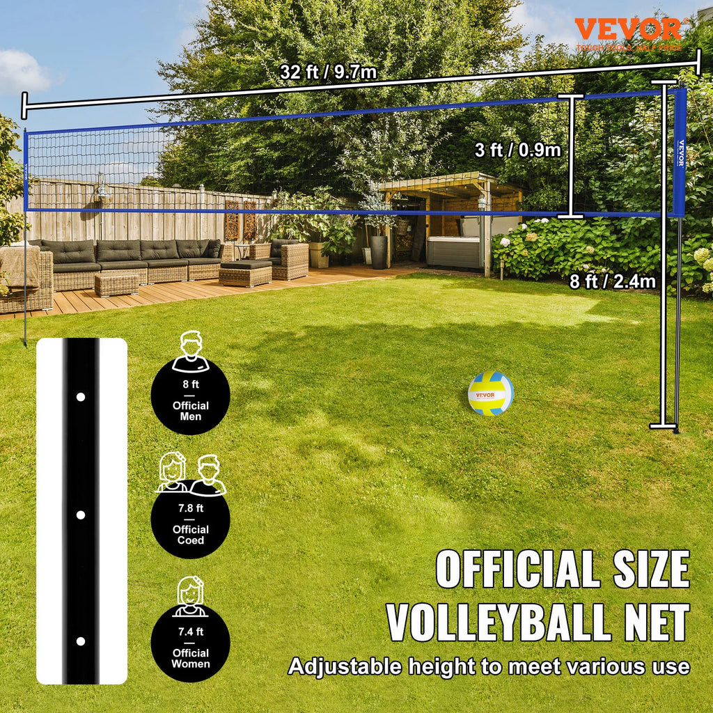 Outdoor Volleyball Net System