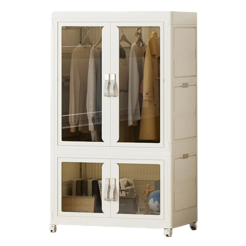 Portable Closet with Hanging Rod