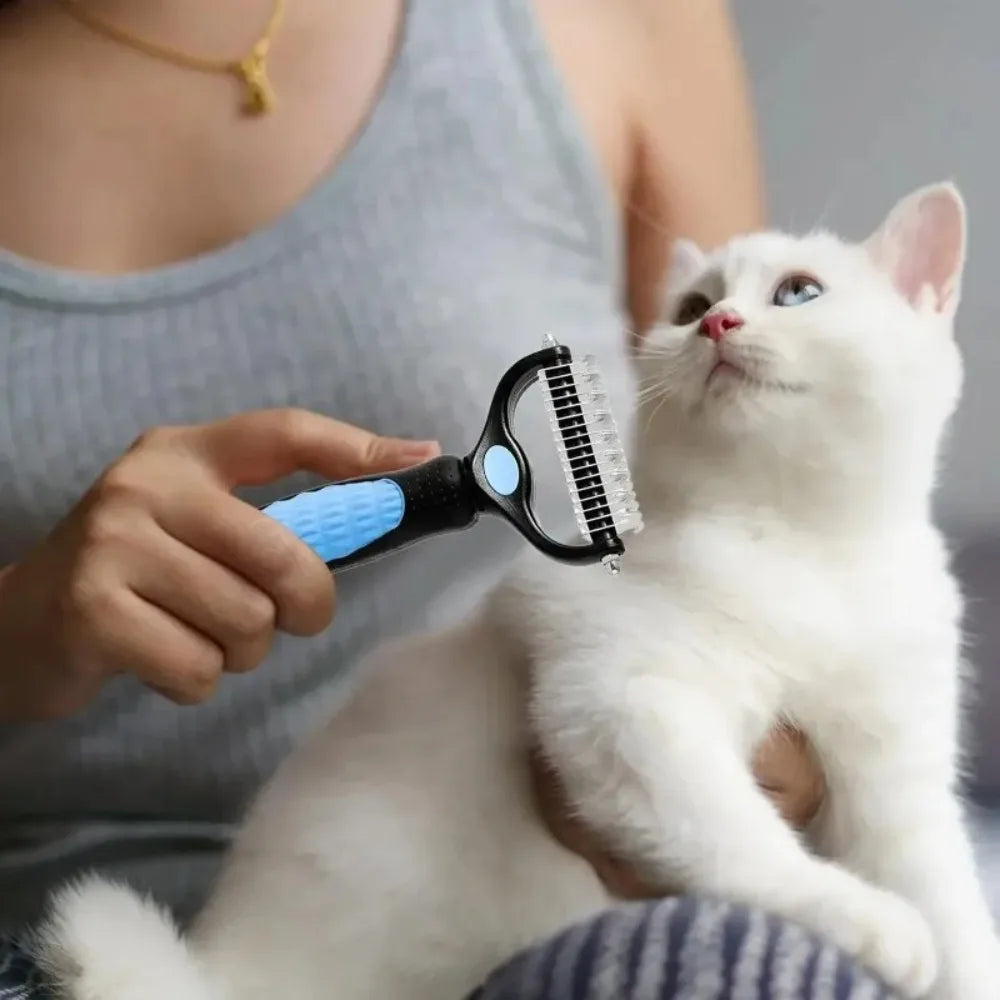 Stainless Steel Pet Grooming Brush Dog, Cat Hair