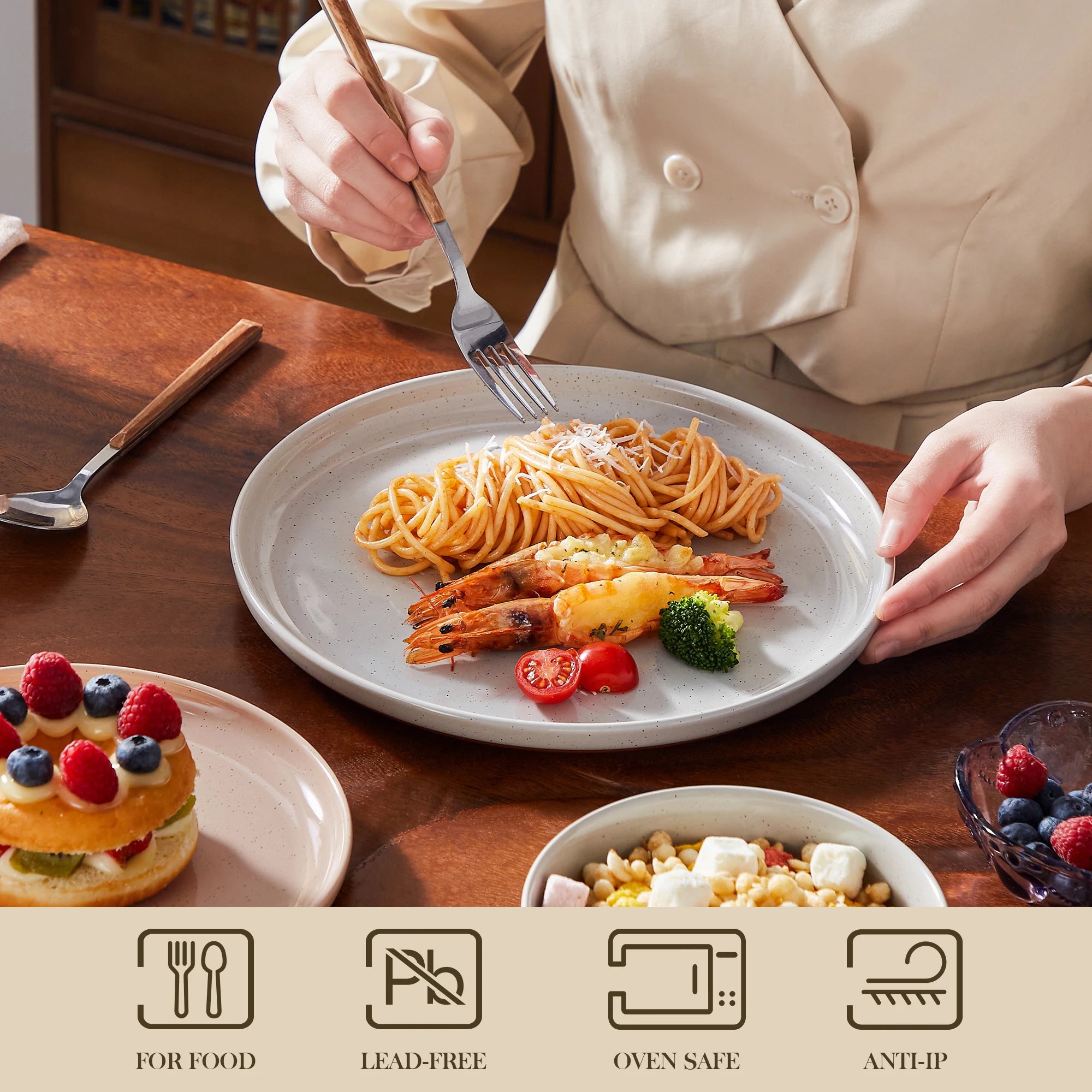 12/24 Pcs Dinnerware Set