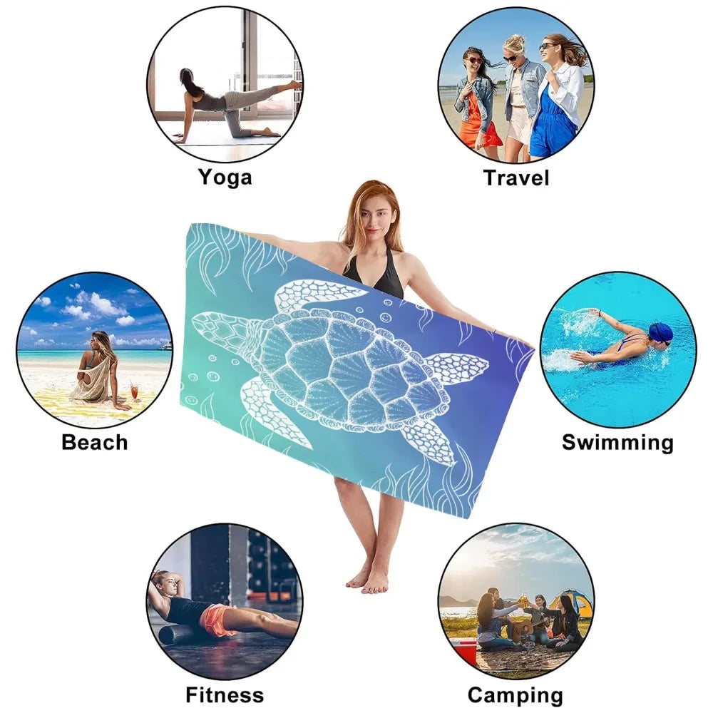 Large Microfiber Beach Towel