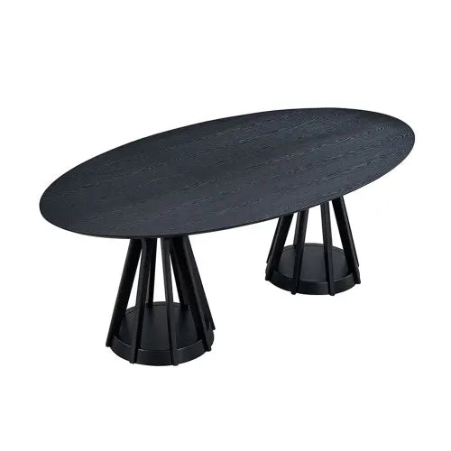 78"  oval dining table
