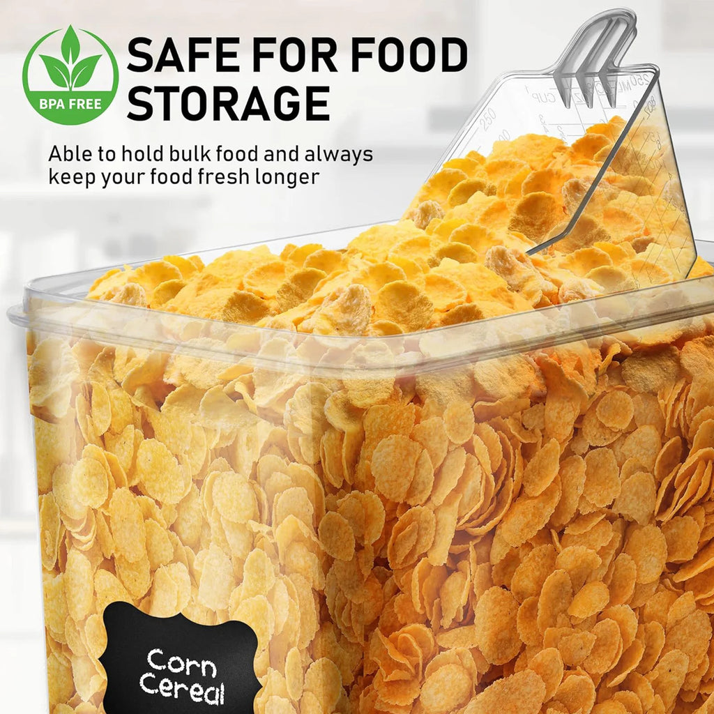 2Pcs Airtight  8.7L Food Storage Containers