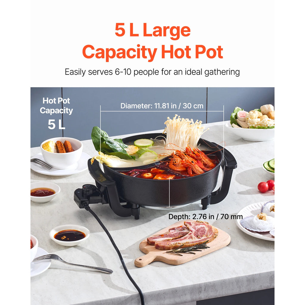 Electric Hot Pot 5L