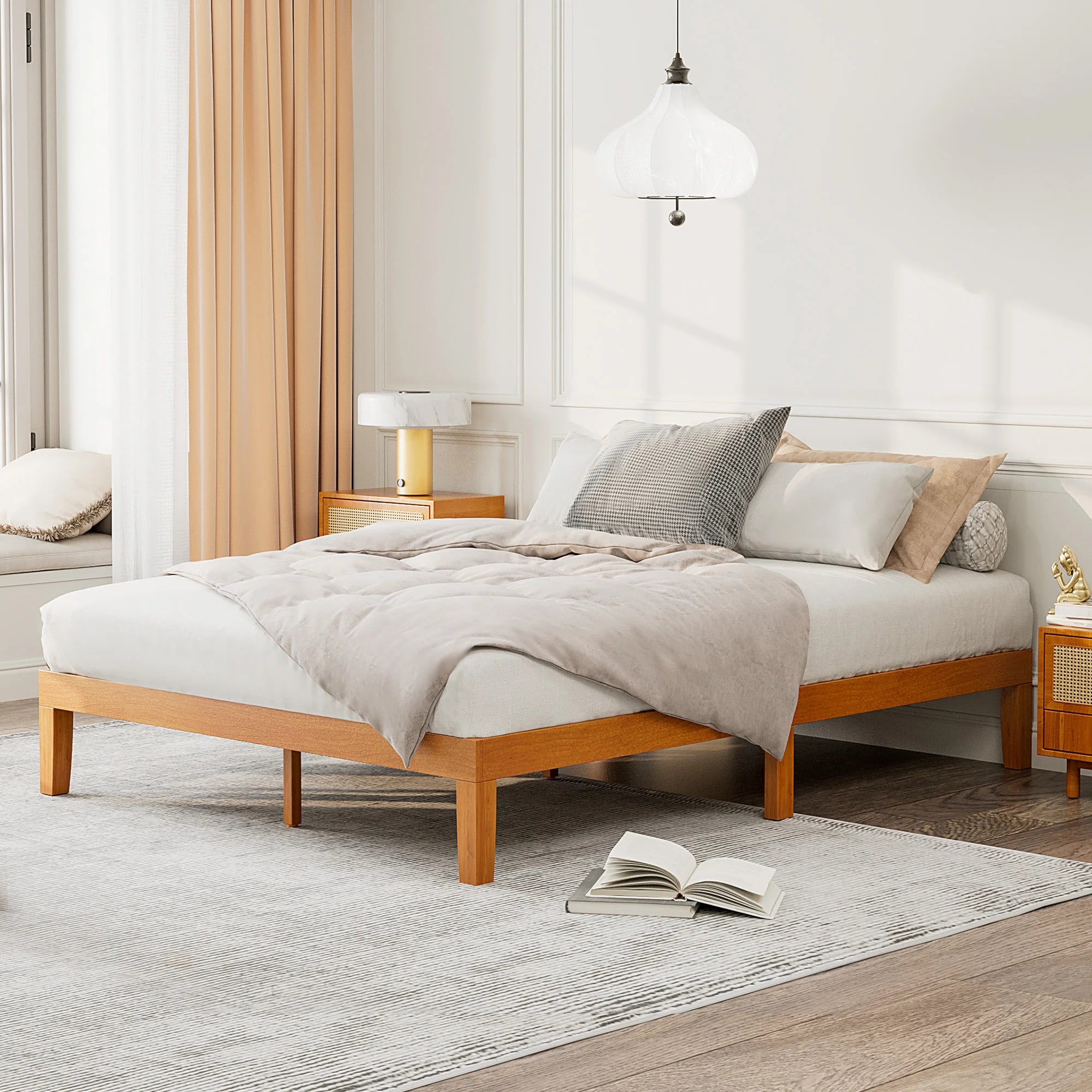Solid Wood Bed Frame