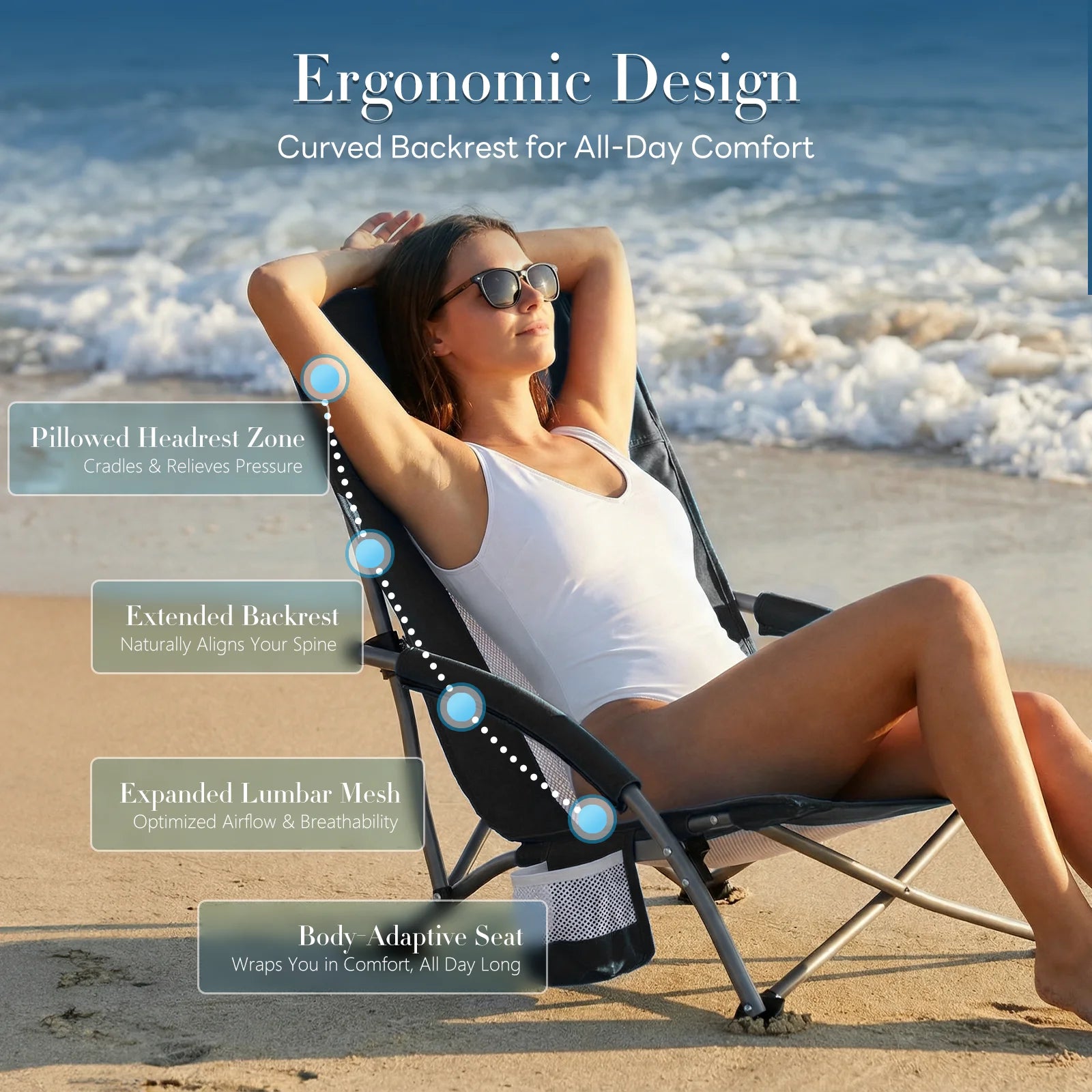 Low Beach Camping Chair