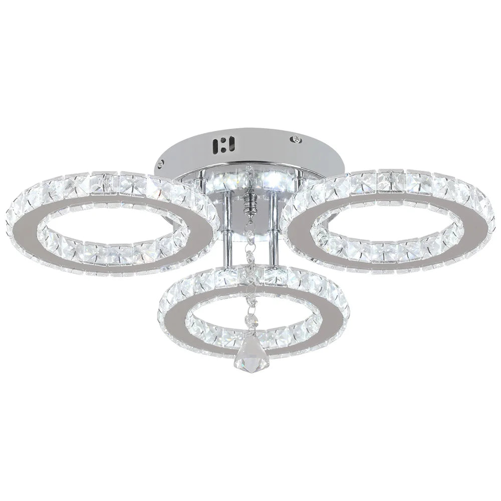 Crystal Chandelier Dimmable Ceiling Light