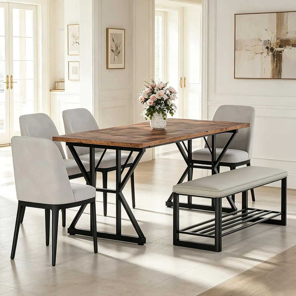 71" Wood Dining Table