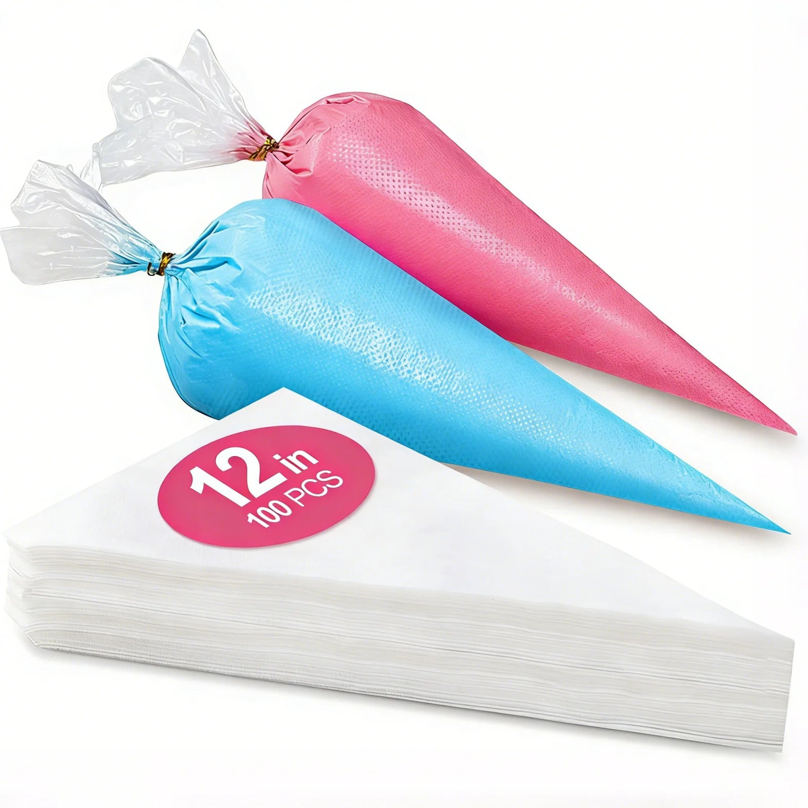 100PCS Disposable Anti-Leak Food Safe Piping Bags
