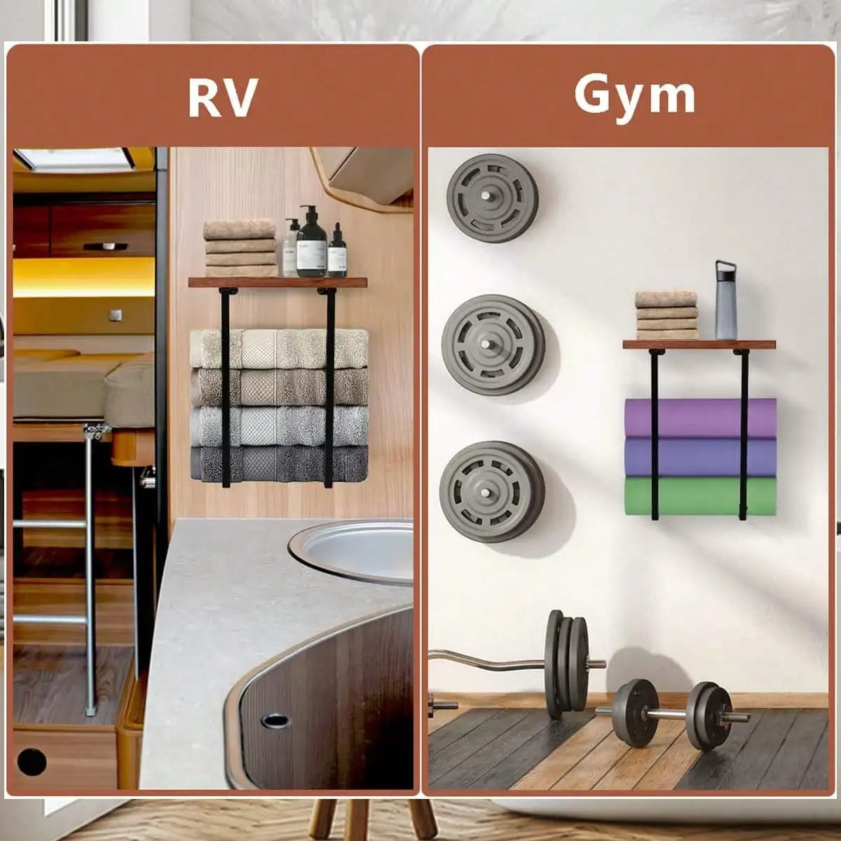 Wall Mounted Towel Rack