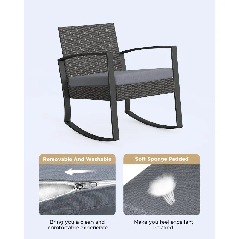 3 Pieces Patio Furniture Set