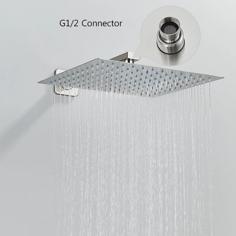 Brushed Nickel Shower Faucet 2/3 Way Shower