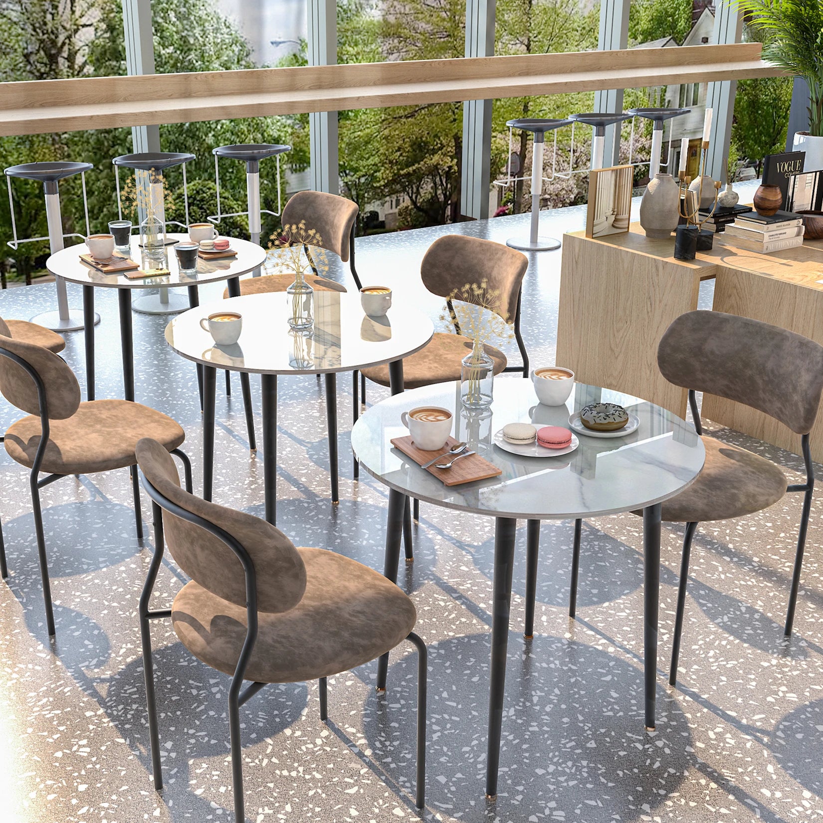 32" Sintered Stone Dining Table