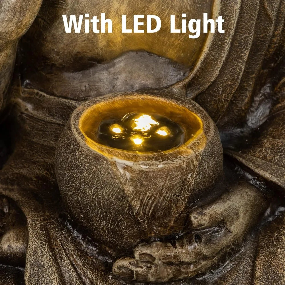 Buddha LED Waterfall Fountain