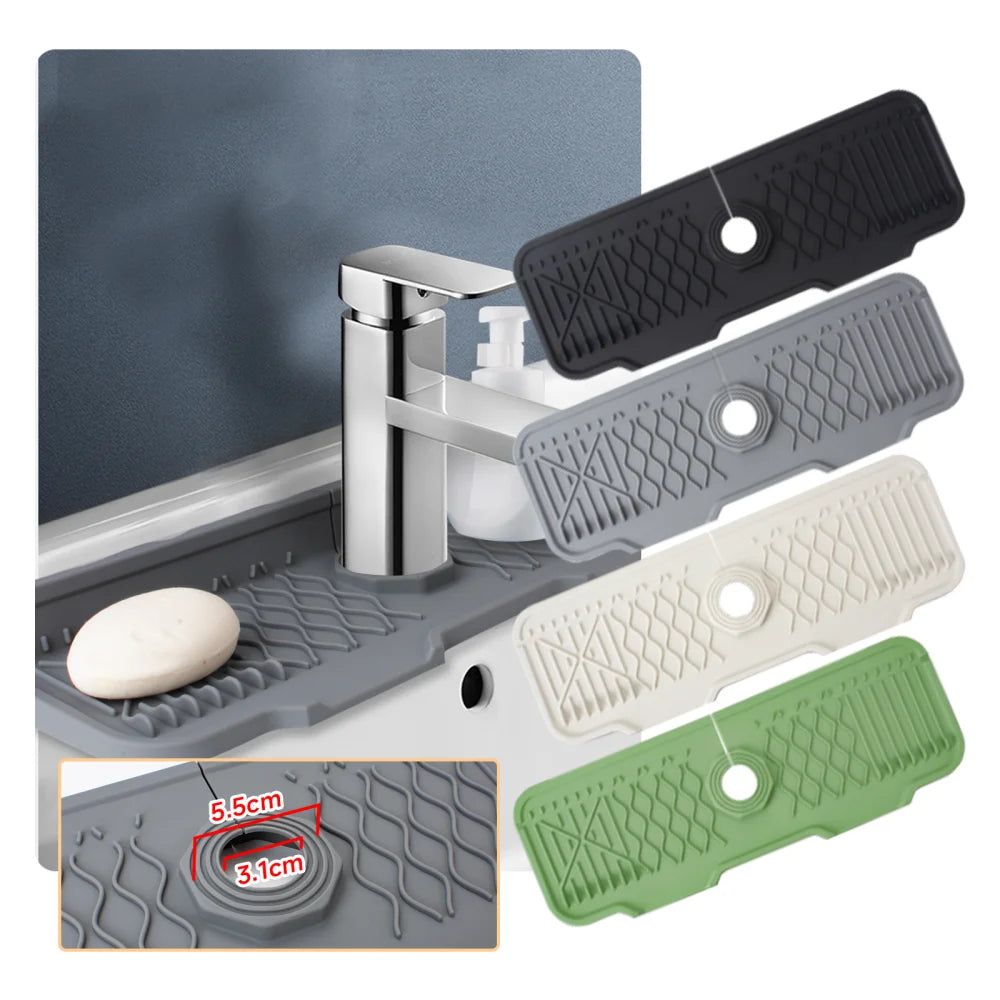 Sink Splash Guard/tray/drying pad/sponge rack