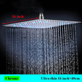 LED Light Large Rainfall  Bathroom Shower Head