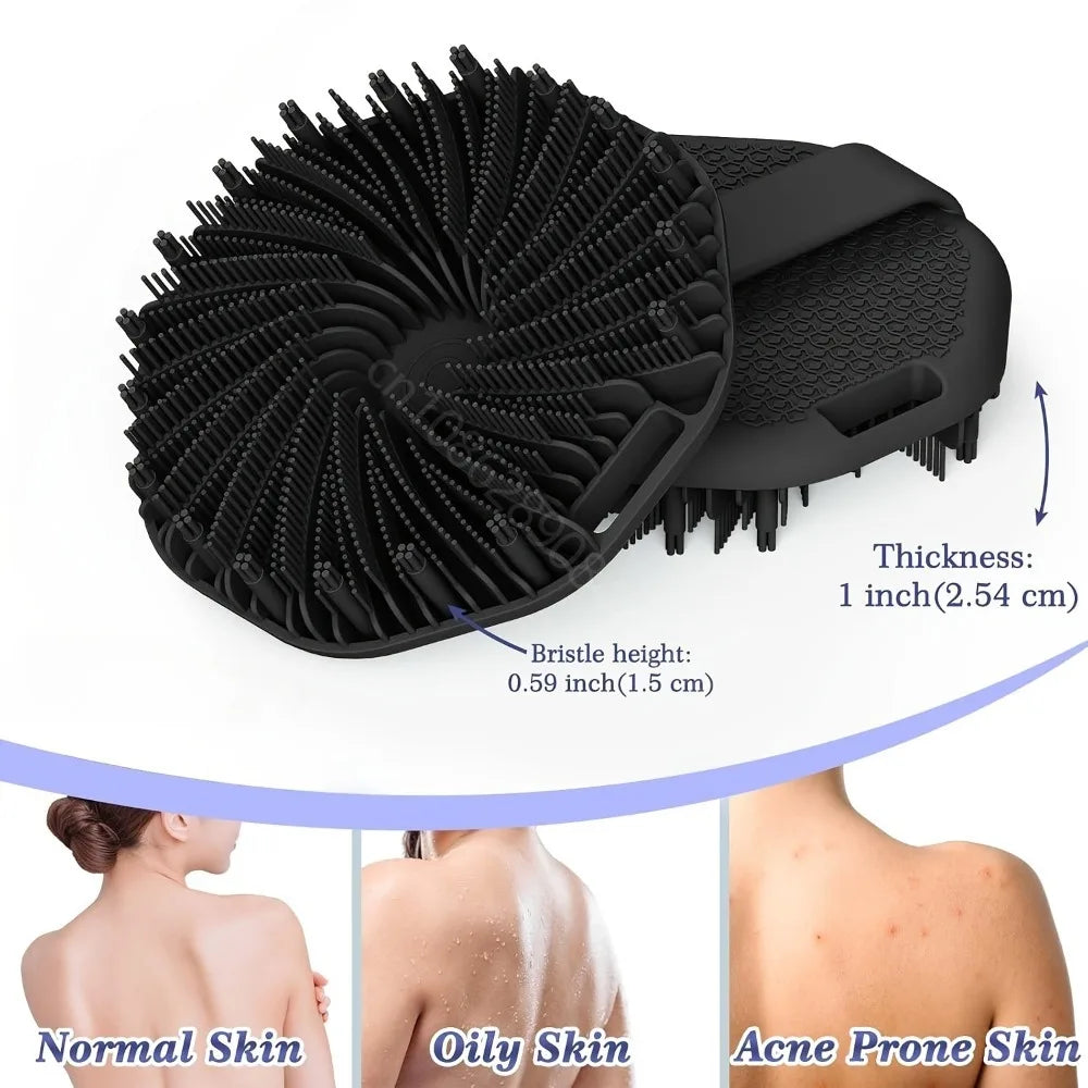 Silicone Back Brush/Sponge/Exfoliating Skin Massager