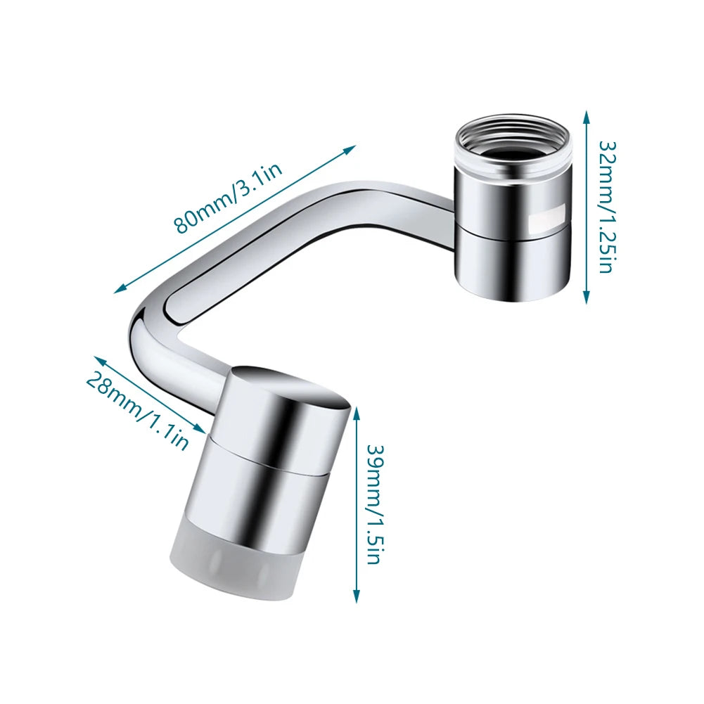 1080° Rotatable Bathroom  Faucet Sprayer Head